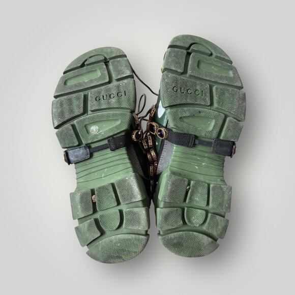 Gucci Flashtrek Leather & Mesh Sneaker men’s UK 8 - Picture 11 of 15